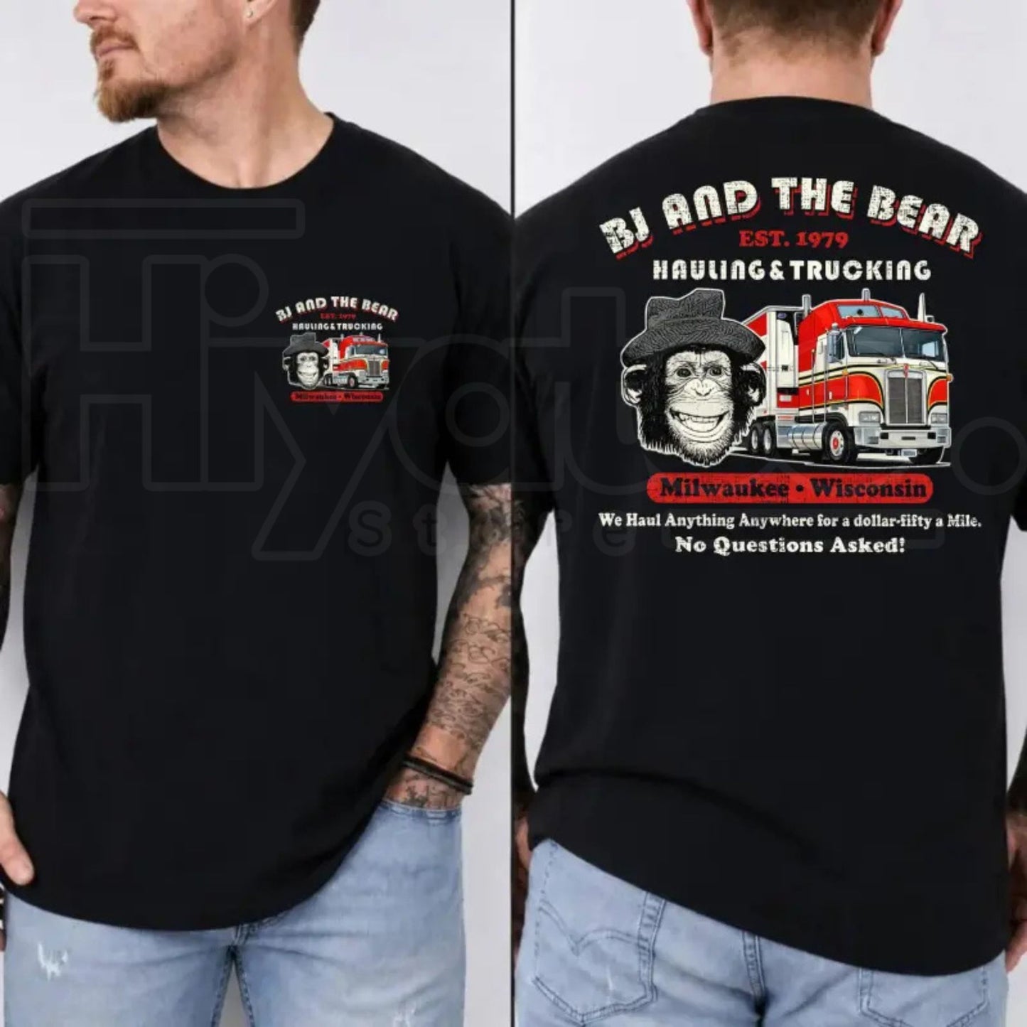 BJ and the Bear Hauling Trucking Ltd T-Shirt – Vintage 70s TV Show Graphic Tee