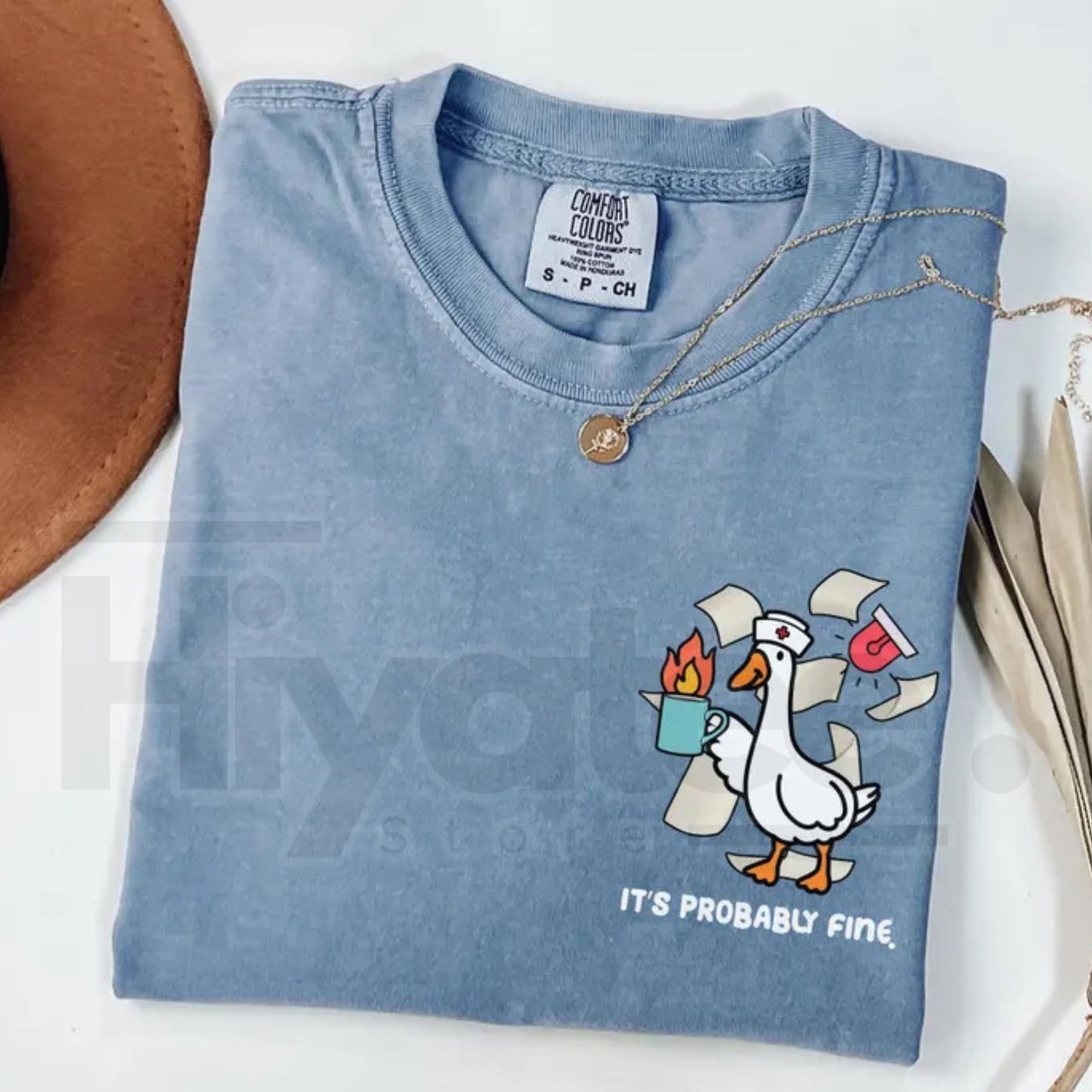 Comfort Colors Nurse Goose Shirt Funny Silly ER RN Practitioner Tee