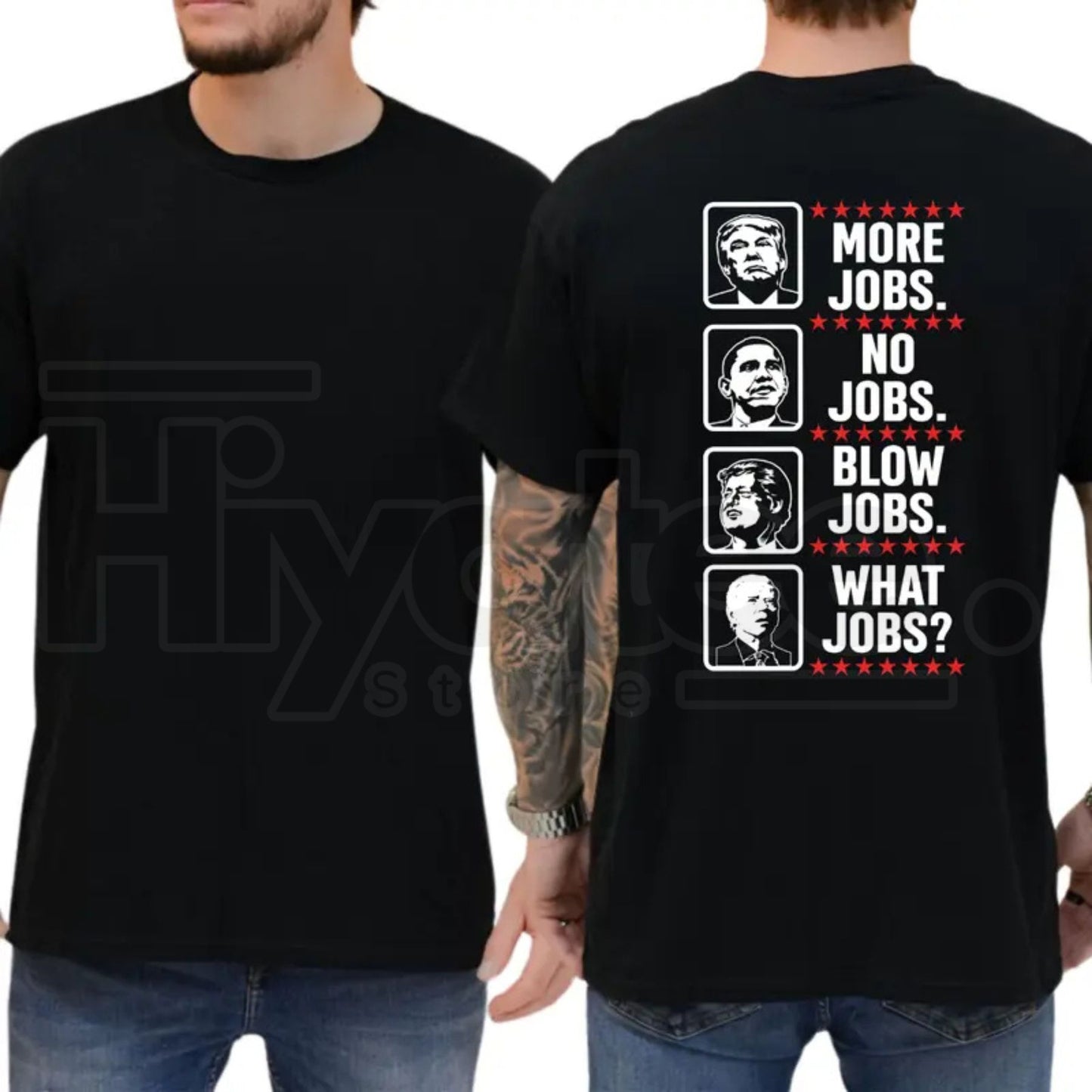 What Jobs Typography T-Shirt – Funny Graphic Tee, Humorous Daily Statement Shirt for Men & Women