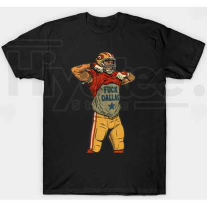 Vintage San Francisco City Football T-Shirt – Retro Comic Style Game Day Tee