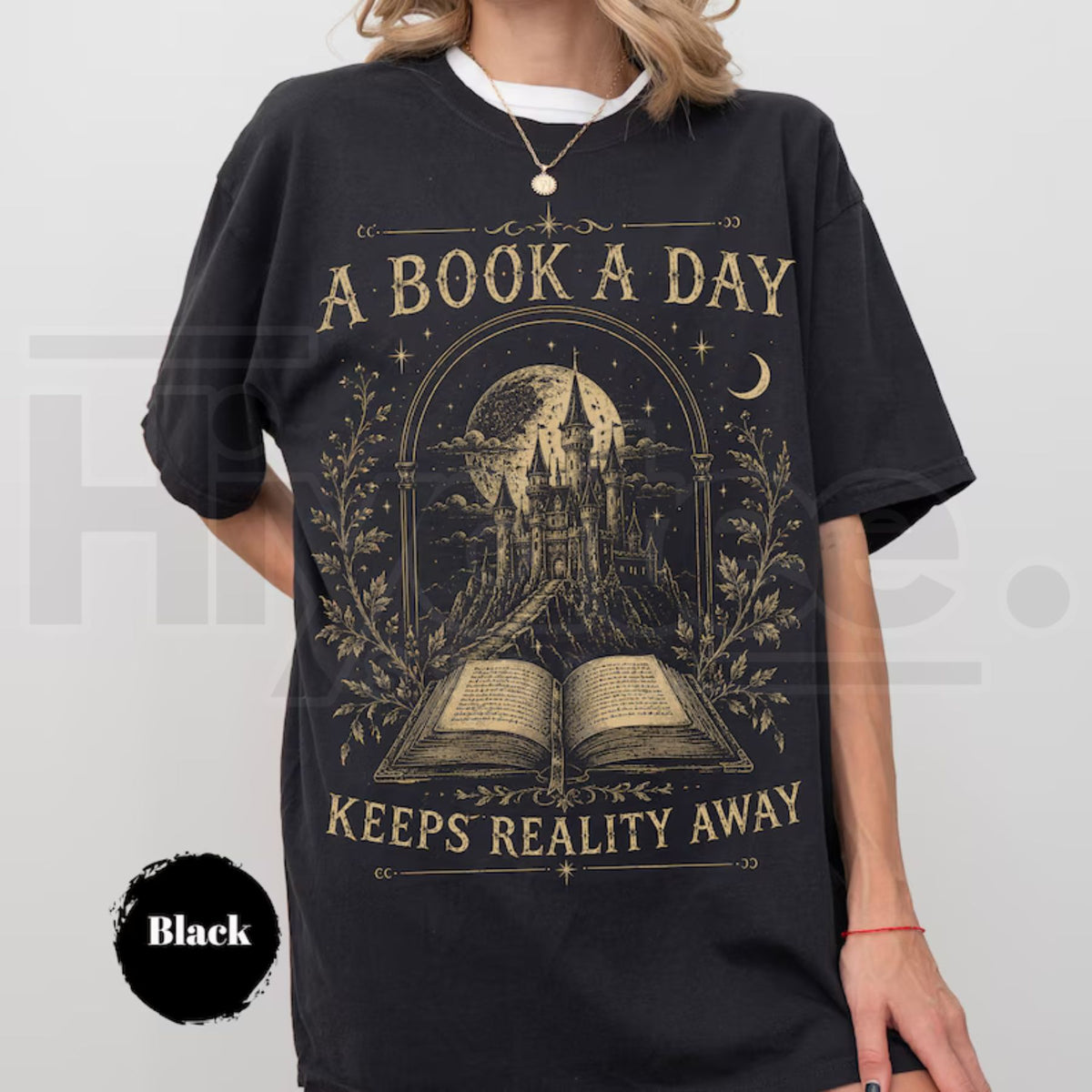 A Book a Day Dragon T-Shirt – Fantasy Reader Graphic Tee