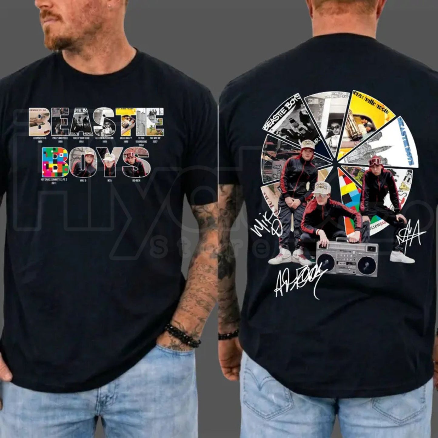 Beastie Boys Vintage Album T-Shirt – 90s Hip Hop Rap Streetwear Tee