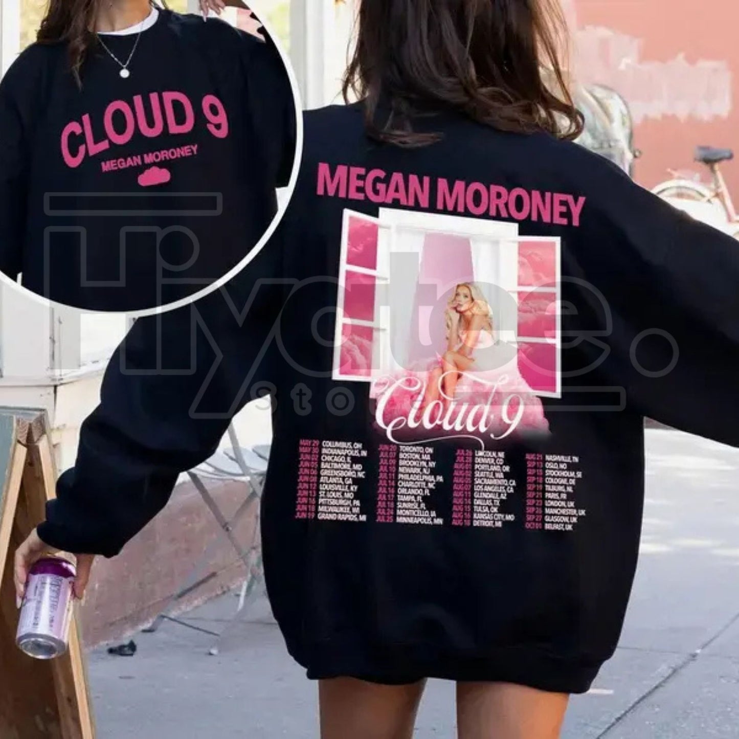 Megan Moroney Cloud 9 Album Sweatshirt: The Cloud 9 Tour 2026 Crewneck, Country Music Gift for Fans Men Women