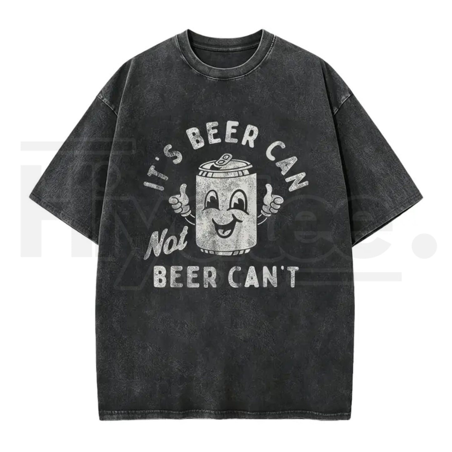 "Beer Can Not Beer Can't" Funny Pun T-Shirt – 180g Optimistic Graphic Tee
