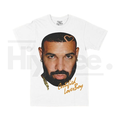 Drake "CLB" Graphic Tee – Certified Lover Boy Vintage Style Rap Shirt, OVO Inspired Streetwear Aesthetic