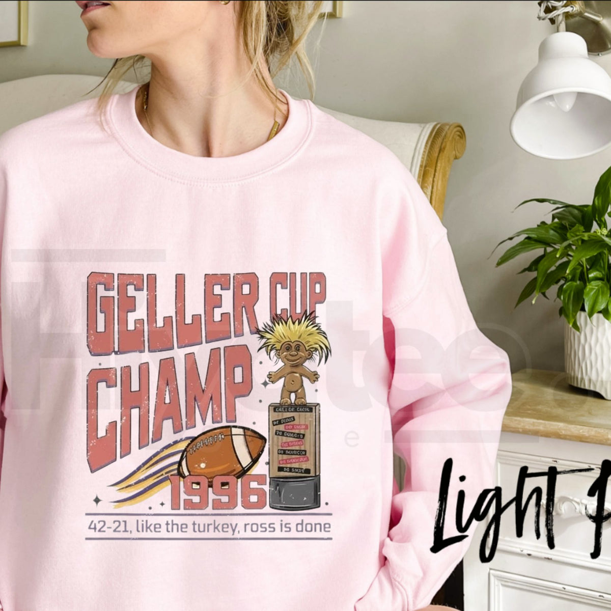 Geller Bowl Friendsgiving Sweatshirt, Vintage Geller Cup Thanksgiving Graphic Pullover