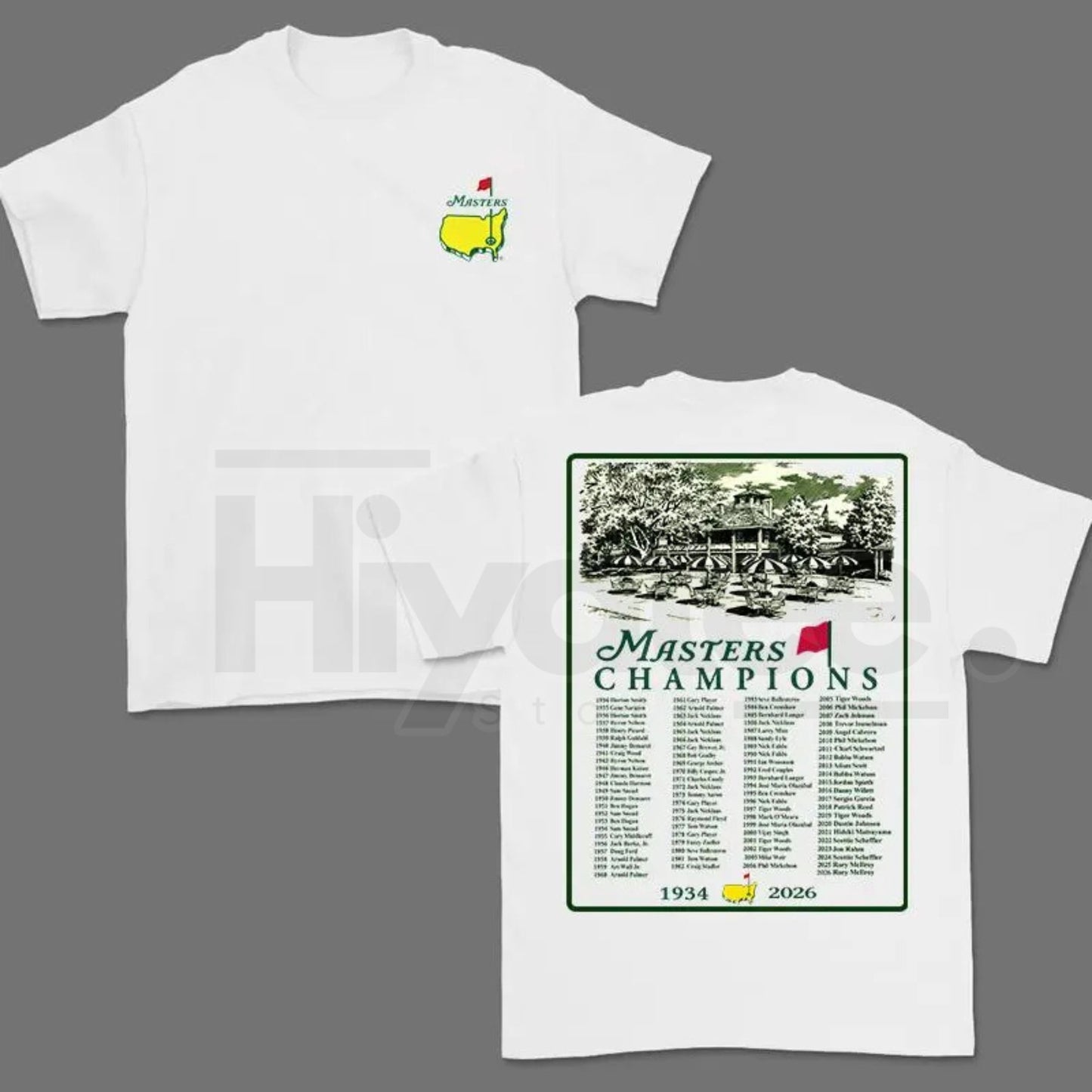 "2026 Masters Tournament" – 90th Augusta Champions Retro Golf Top
