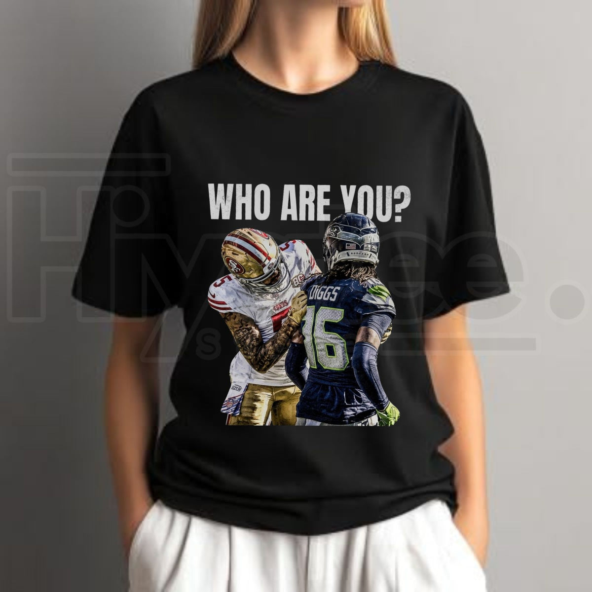 Comfort Colors Mike Evans Football T-Shirt – Who Are You Wide Receiver Graphic Tee