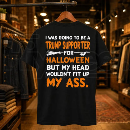 Funny Political Halloween T-Shirt – Sarcastic Bat Quote Back Print Graphic Tee