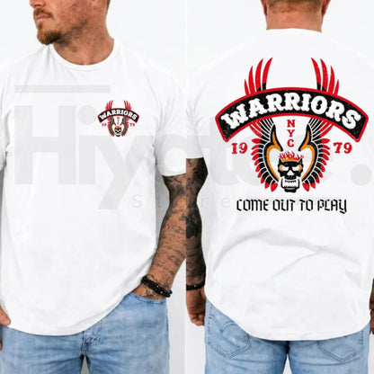 The Warriors 1979 Cult Movie T-Shirt – Come Out To Play Gang Film Graphic Tee, Retro Streetwear Shirt - Hiyatee