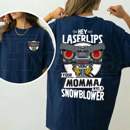 Short Circuit Laser Lips T-Shirt – Classic 80s Movie Parody Tee