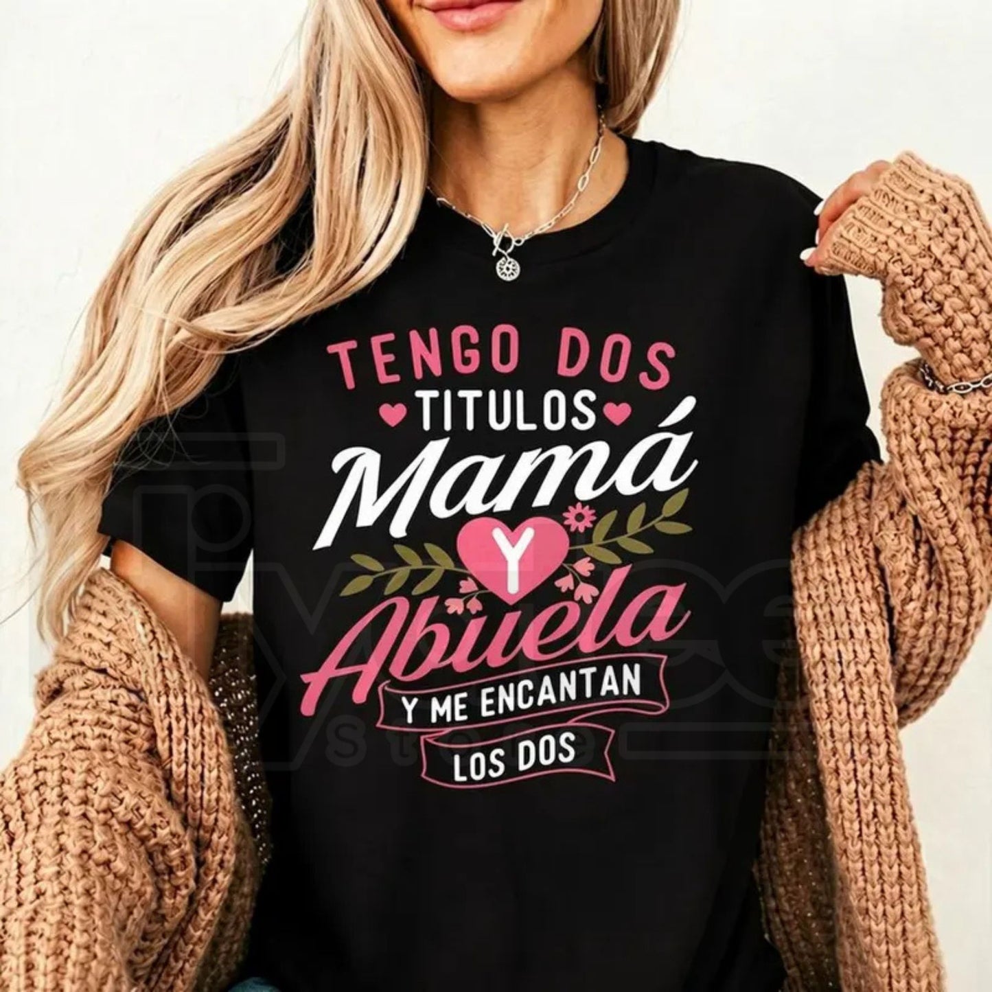 "Mom and Grandma" – Sweet Two Titles Family Heritage Top