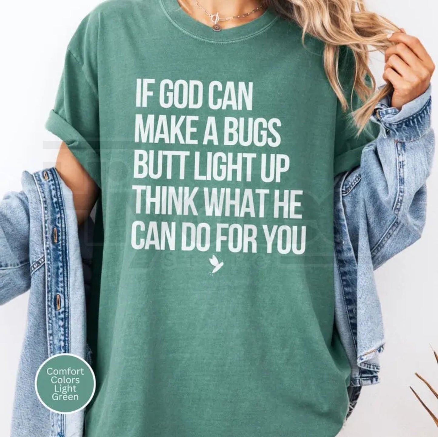 Comfort Colors® Funny Christian Shirt – Sarcastic Humor Religious Scripture T-Shirt