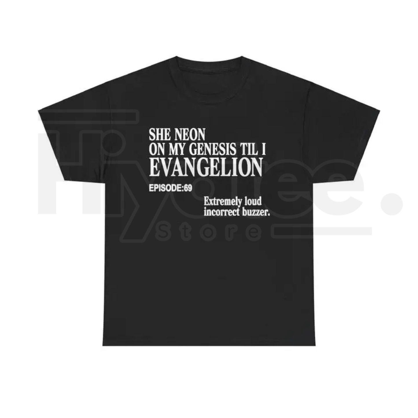"She Neon On My Genesis Till I Evangelion" Shirt – Funny Anime Meme Tee