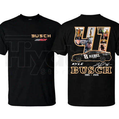 Kyle Busch Rowdy Racing Tribute T-Shirt – Vintage NASCAR Legend Graphic Tee
