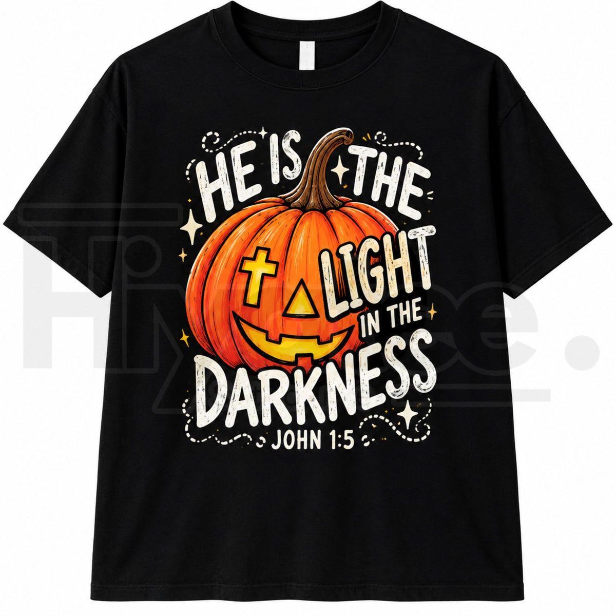 Comfort Colors He Is The Light Religious Fall Tee