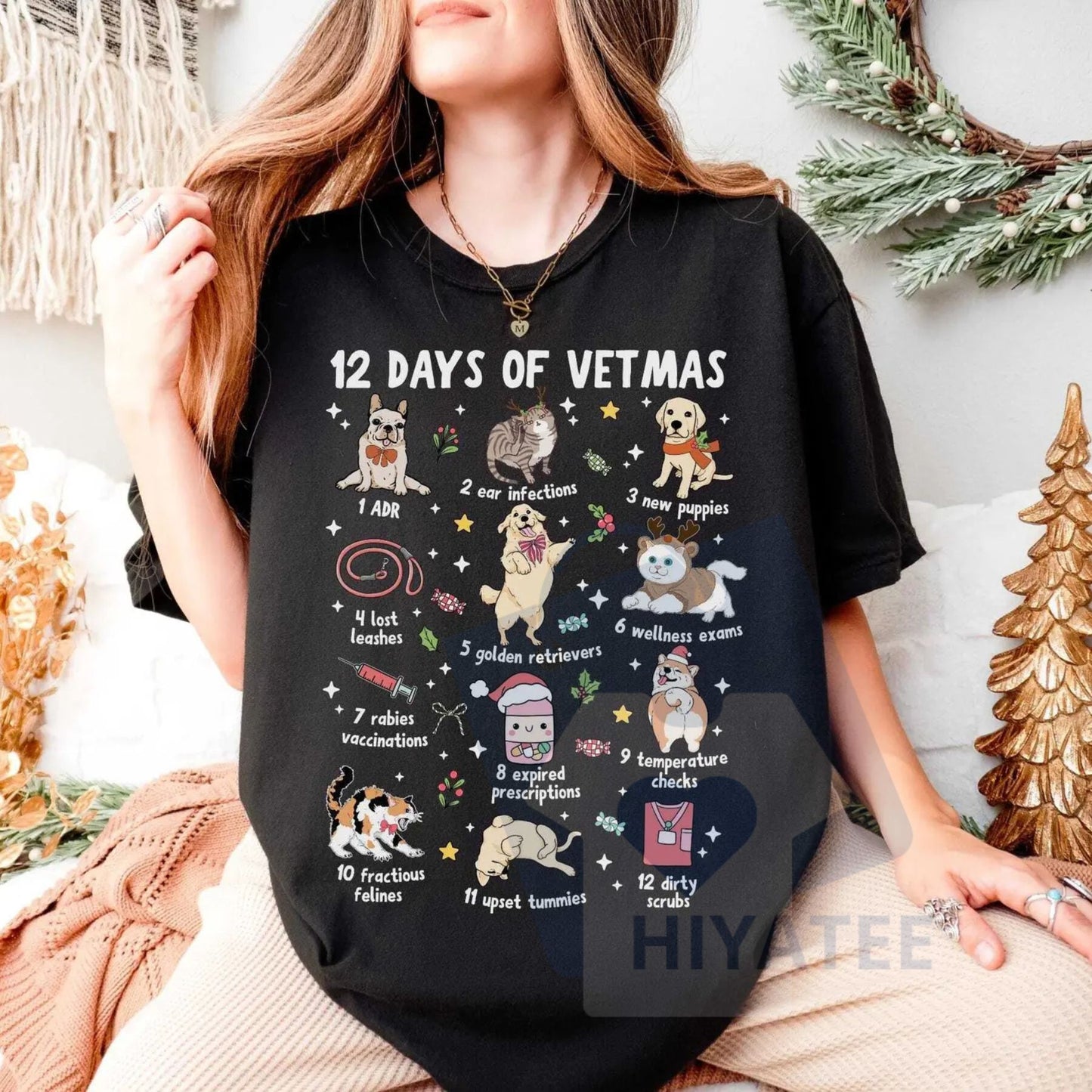 Christmas Veterinarian Shirt – Festive Vet Tech & Animal Doctor Holiday Apparel
