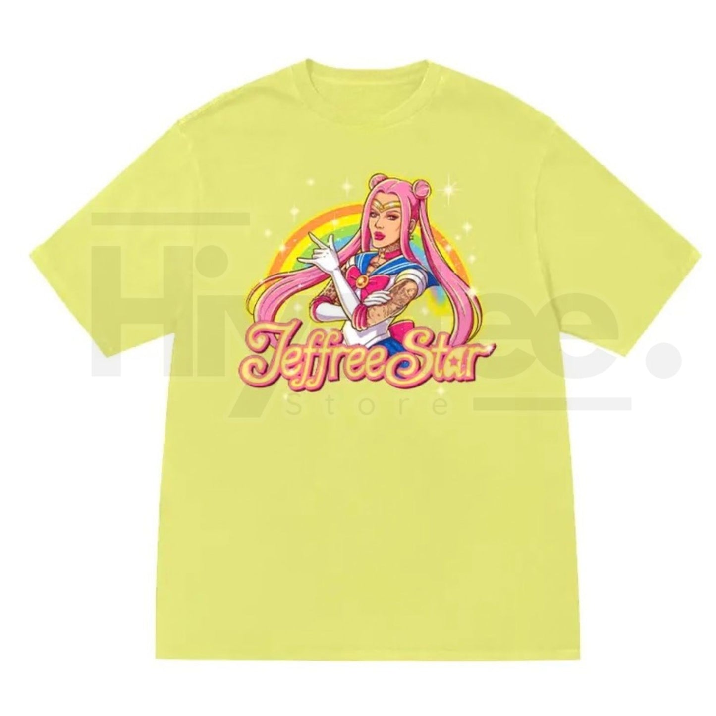 Jeffree Star Anime Graphic Tee – Limited Edition Kawaii Pink Aesthetic T-Shirt