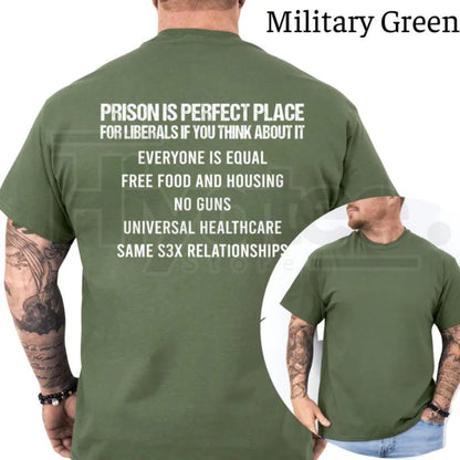 "Prison Is Perfect" – Funny Conservative Political Graphic Top