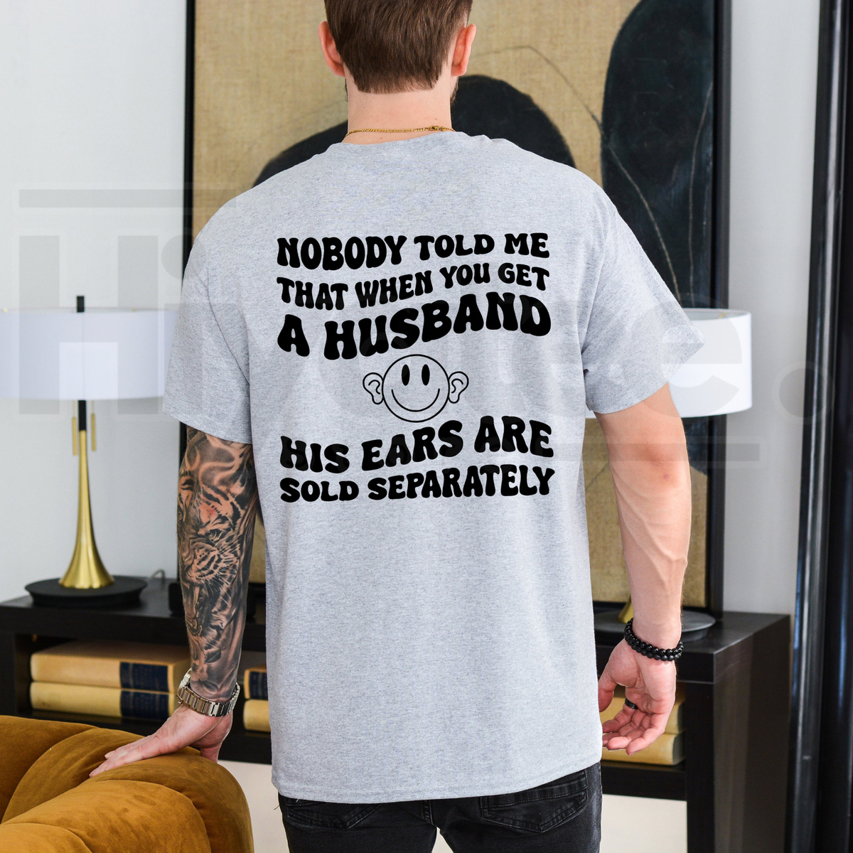 Funny Wife Marriage Humor Graphic T-Shirt – Witty Husband Joke Cotton Casual Tee
