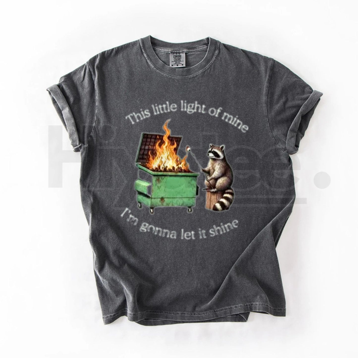 Comfort Colors® Dumpster Fire Raccoon T-Shirt
