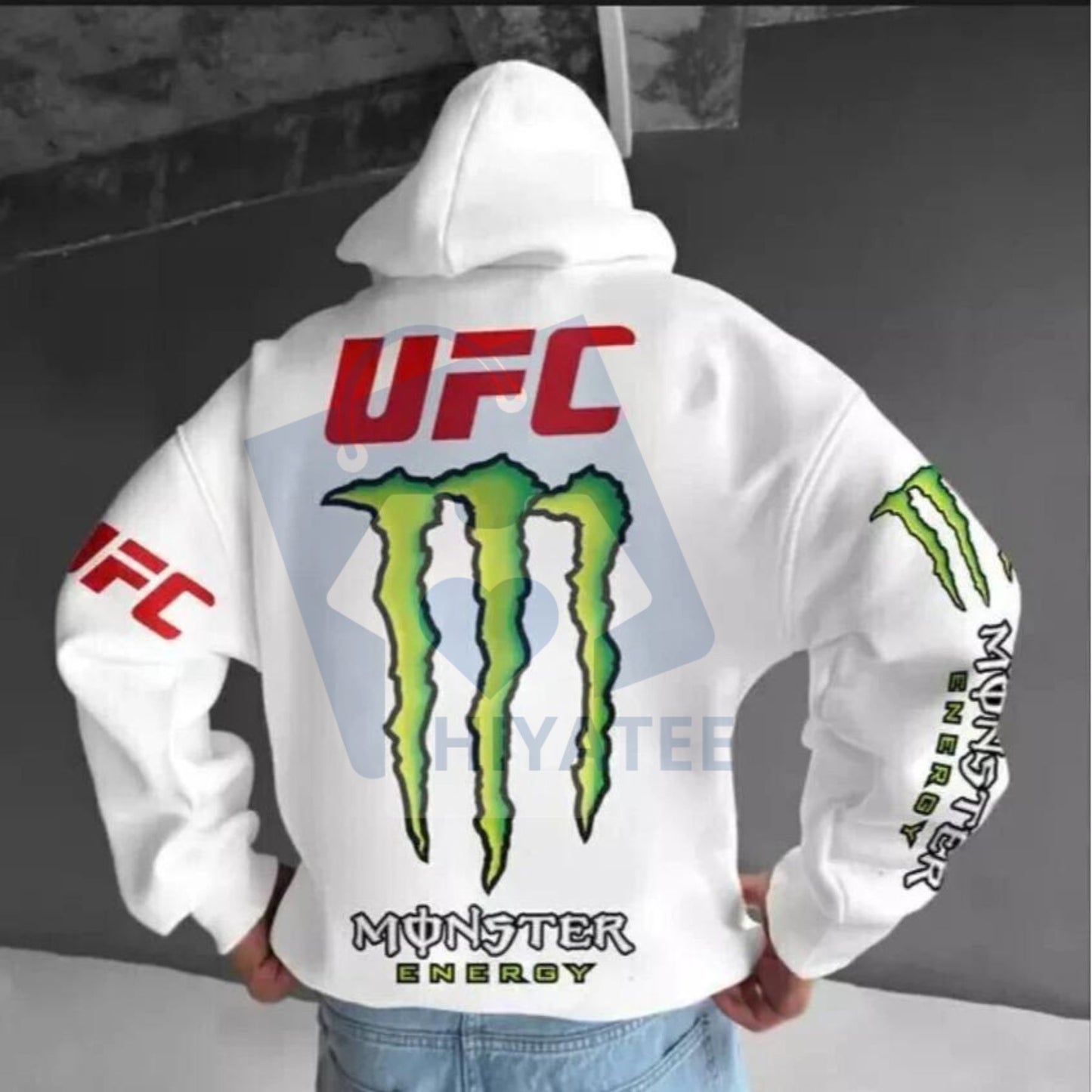 Monster Energy Claw Streetwear Hoodie – Unisex Oversized Graphic Pullover