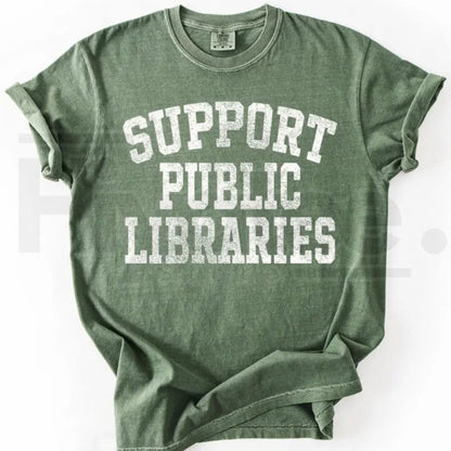 Comfort Colors Library Support Public Libraries Librarian Tee