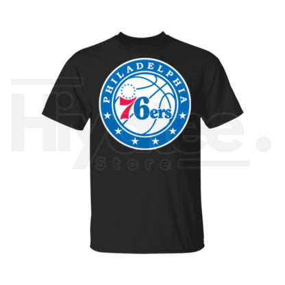 Philadelphia 76ers Logo T-Shirt – Vintage NBA Basketball Graphic Tee