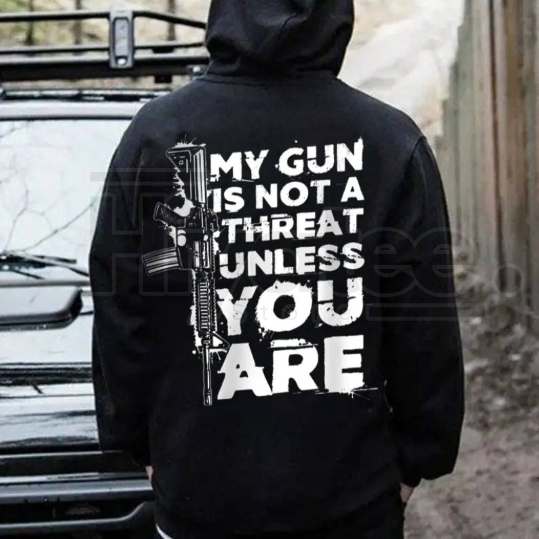 "My G Is Not A Threat Unless You Are" Hoodie - Hiyatee