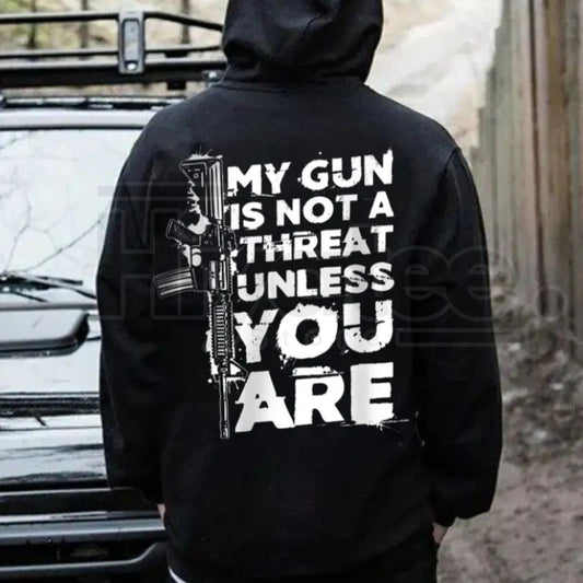 "My G Is Not A Threat Unless You Are" Hoodie - Hiyatee