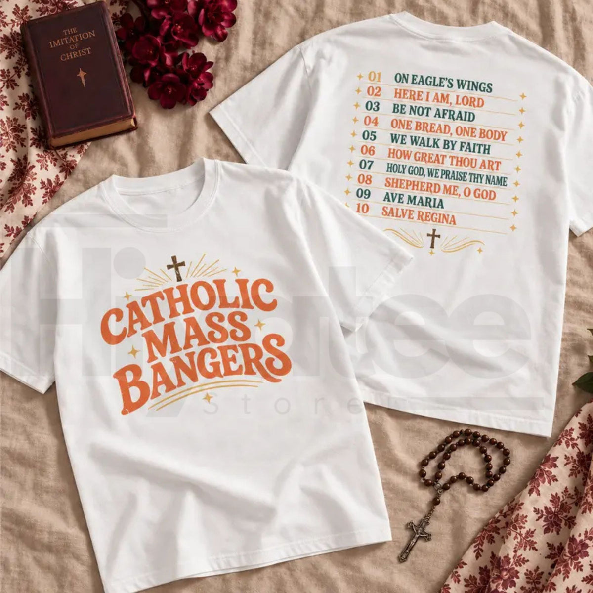 Catholic Mass Bangers T-Shirt – Funny Church Hymn & Faith Graphic Tee