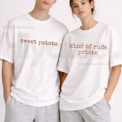 Sweet Potato Thanksgiving Couple Graphic Tee