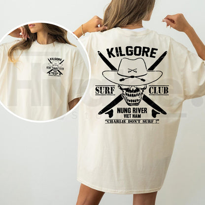 Kilgore Surf Club T-Shirt – Apocalypse Now Movie Logo Men's Graphic Tee