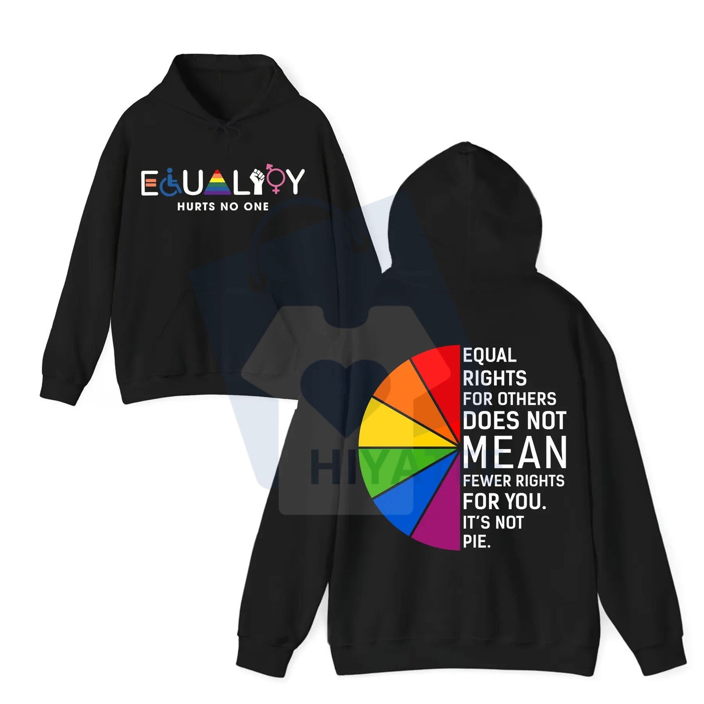 "Equal Rights For Others Doesn't Mean Fewer Rights For You" T-Shirt – 2-Sided Equality & Human Rights Tee, Unisex Slogan Shirt