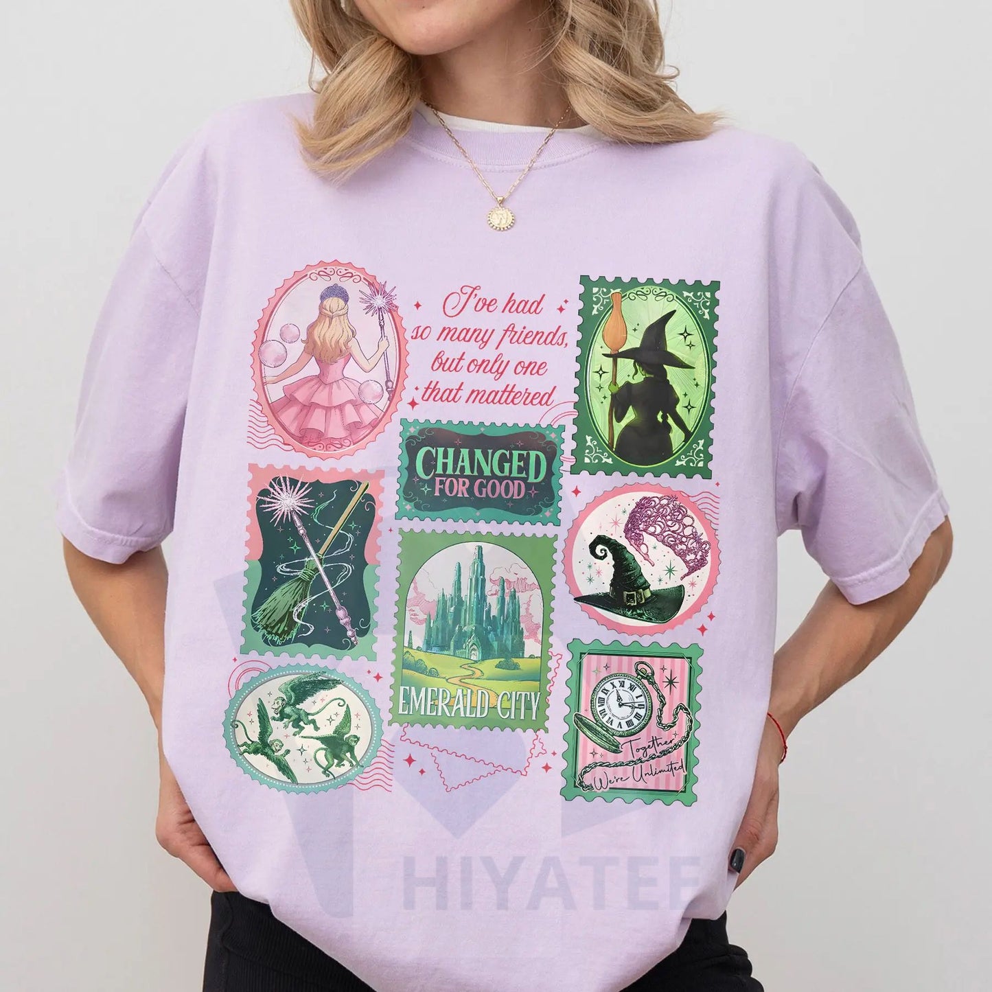 Wicked Changed For Good Comfort Colors Shirt – Wizard Defying Gravity Tee, Retro Pink Green Musical Shirt, Broadway Gift