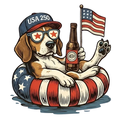 Comfort Colors® Funny 4th of July Dachshund Shirt – Patriotic 250th Anniversary Dog Lover Tee