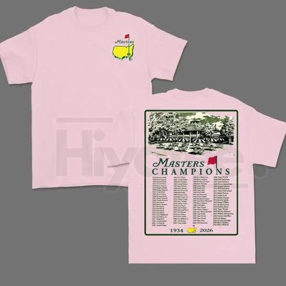 "2026 Masters Tournament" – 90th Augusta Champions Retro Golf Top - Hiyatee