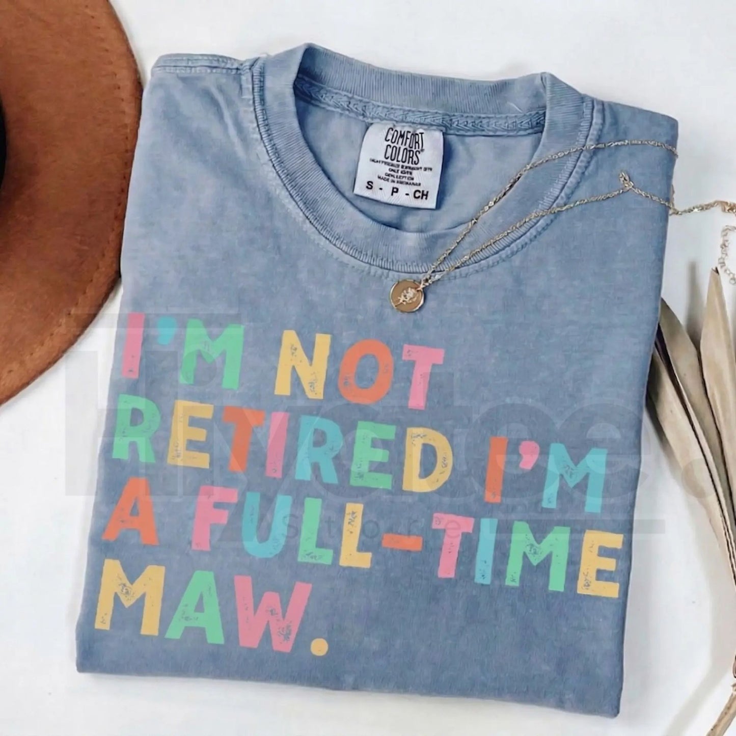 Comfort Colors® Custom Retirement Grandma Shirt – Personalized Mama & Nana Gift