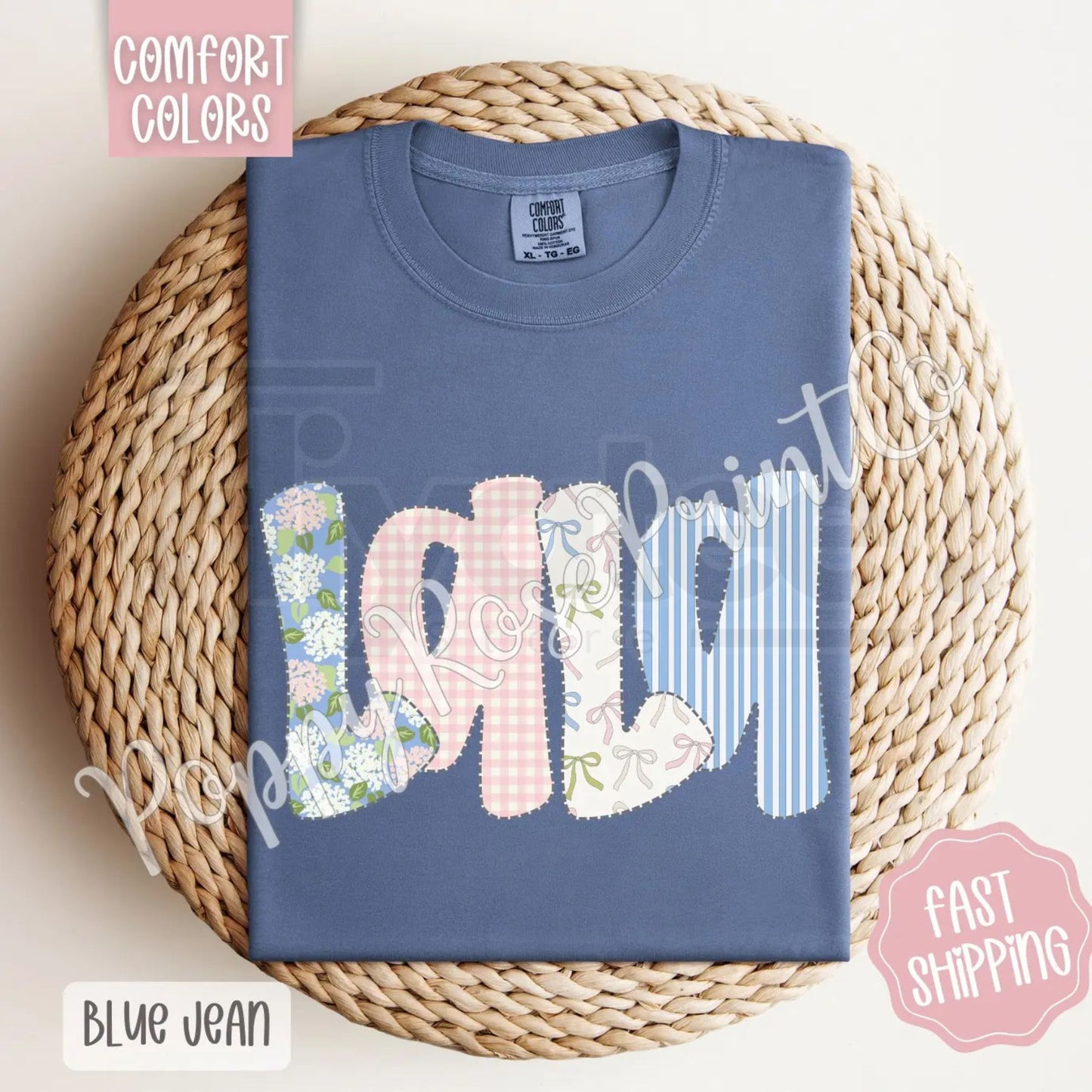 Comfort Colors® Custom Mom & Grandma T-Shirt – Personalized Mother’s Day Gift