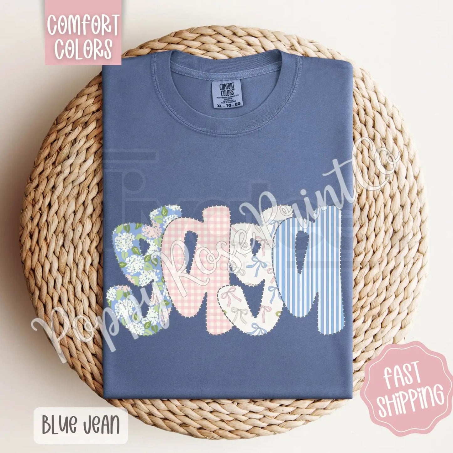 Comfort Colors® Custom Mom & Grandma T-Shirt – Personalized Mother’s Day Gift