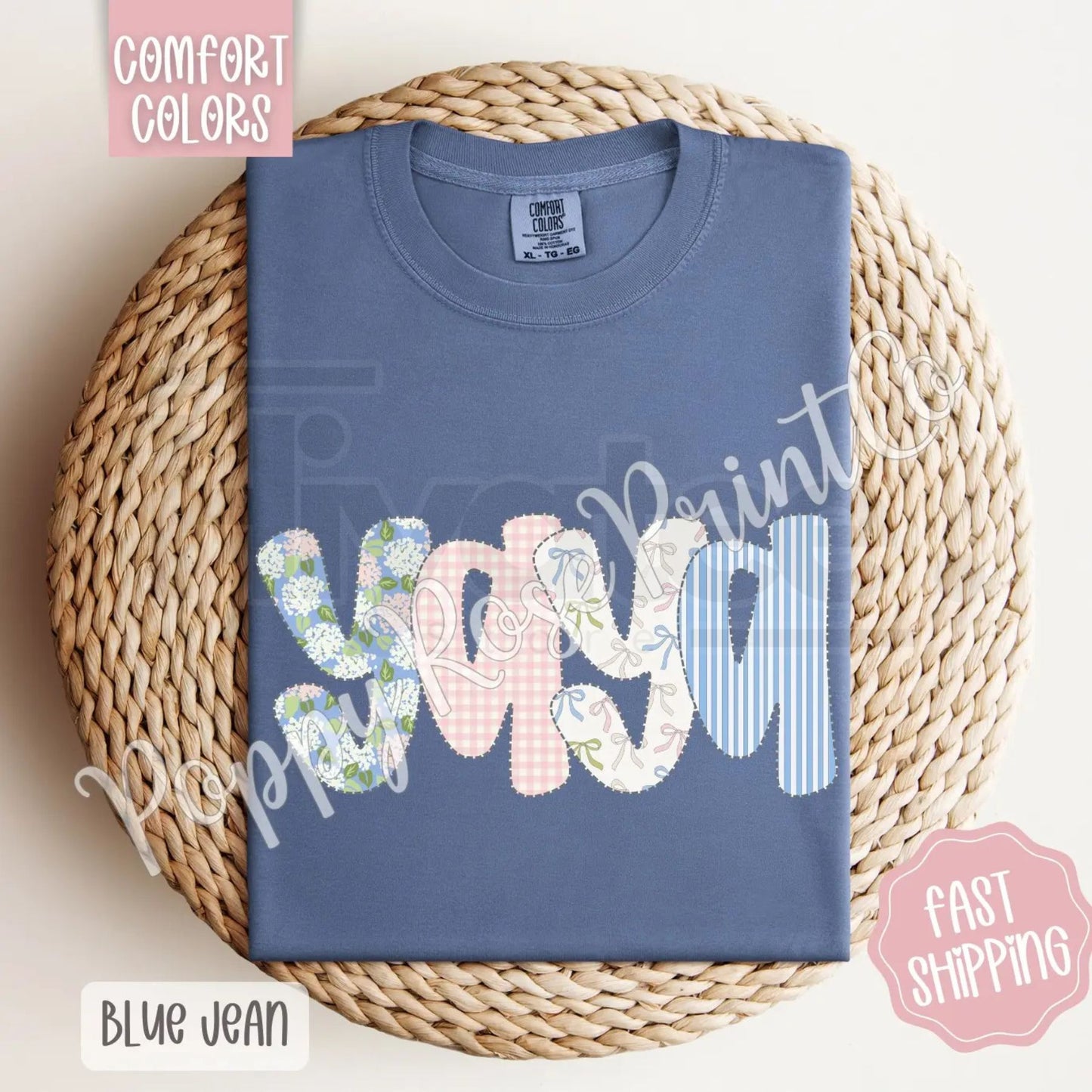 Comfort Colors® Custom Mom & Grandma T-Shirt – Personalized Mother’s Day Gift