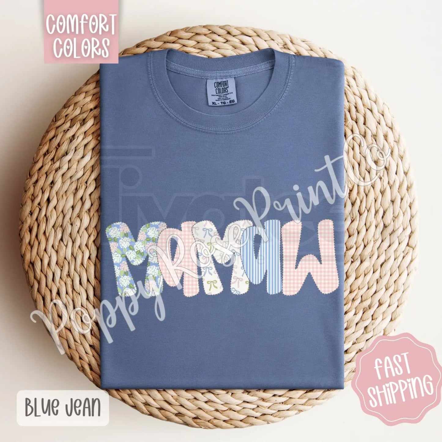 Comfort Colors® Custom Mom & Grandma T-Shirt – Personalized Mother’s Day Gift