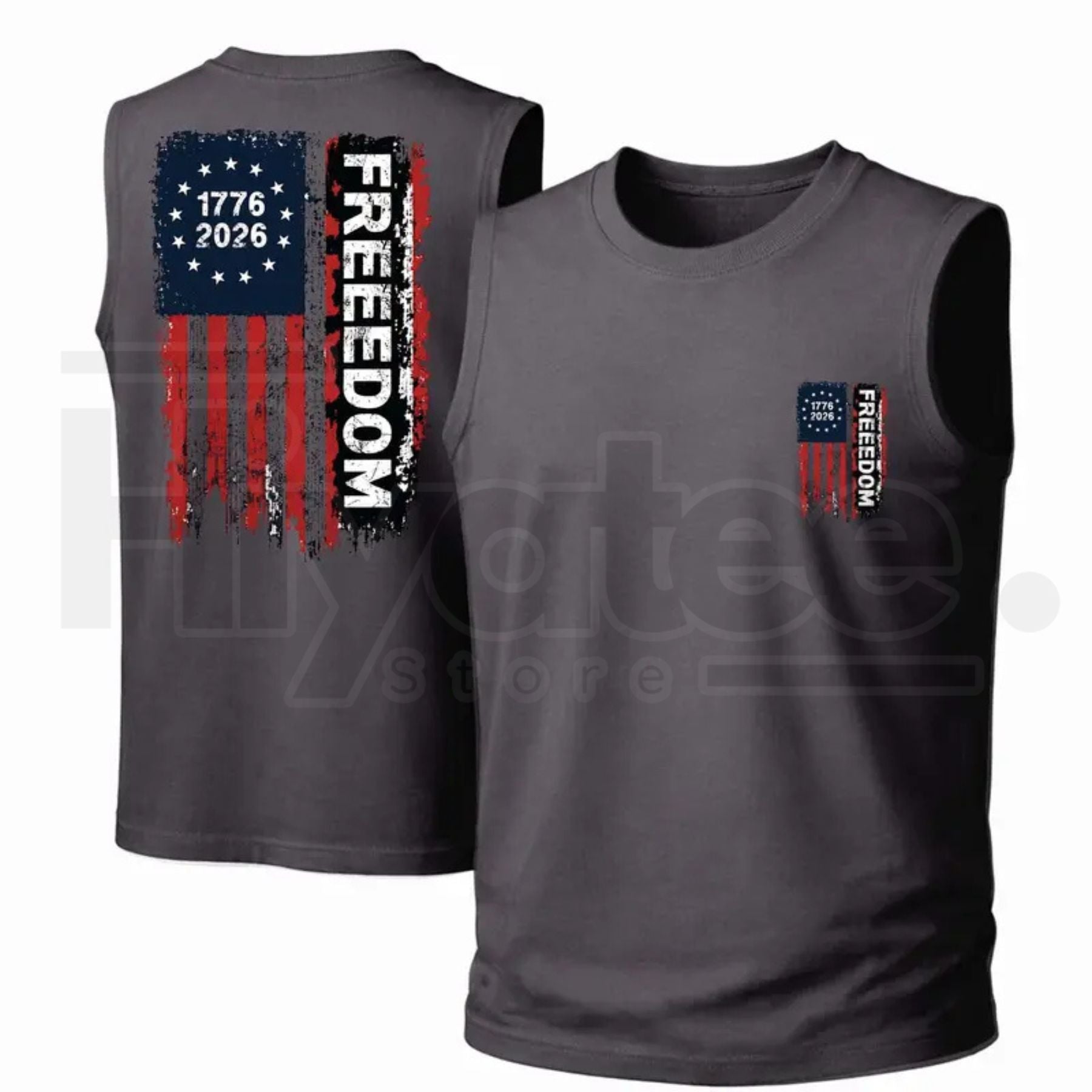 250th Anniversary American Independence Tank Top - Hiyatee
