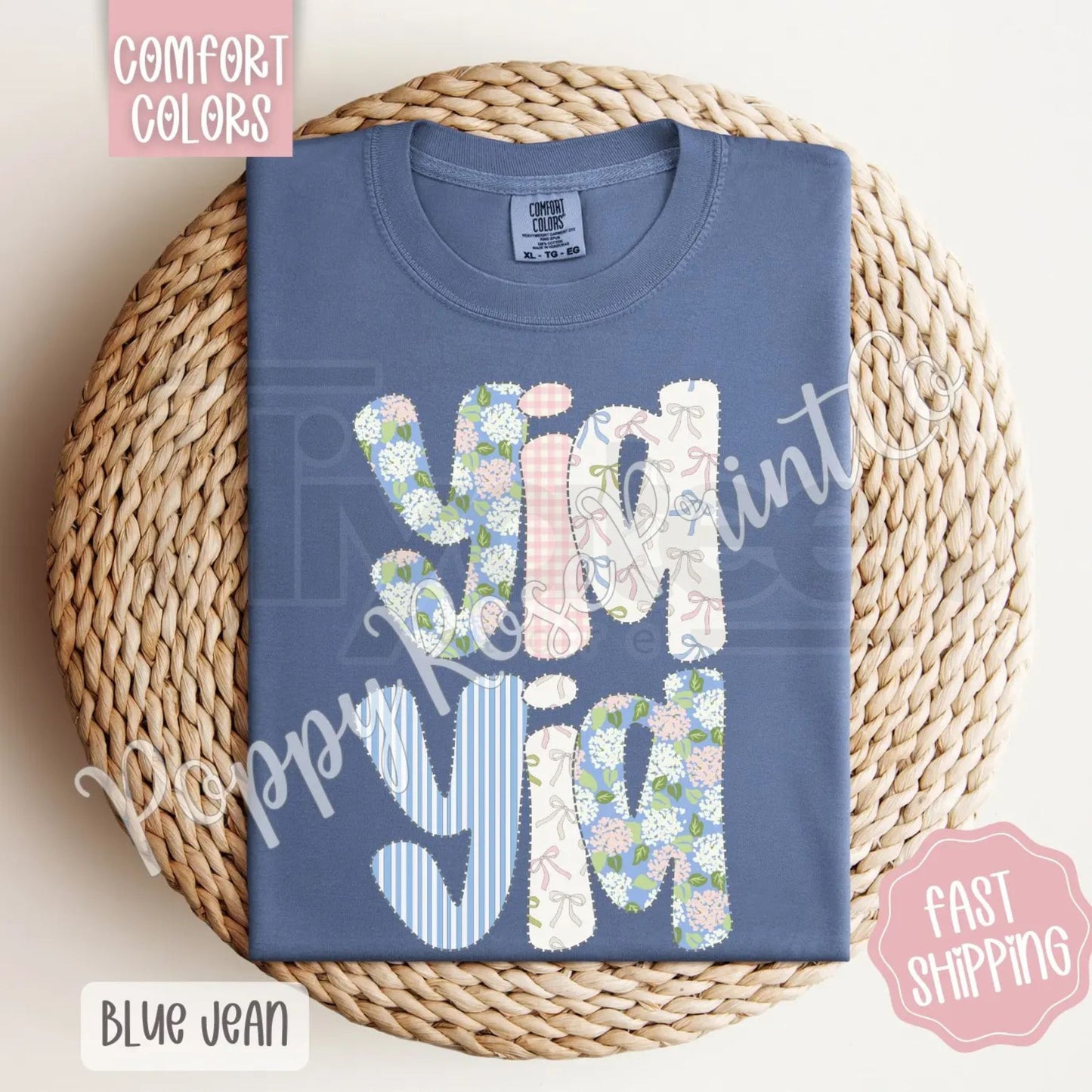 Comfort Colors® Custom Mom & Grandma T-Shirt – Personalized Mother’s Day Gift