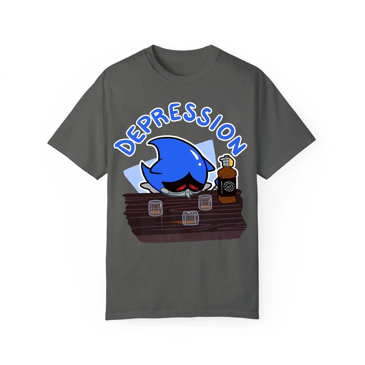 Sonic the Hedgehog Depression Meme T-Shirt – Retro & Relatable!