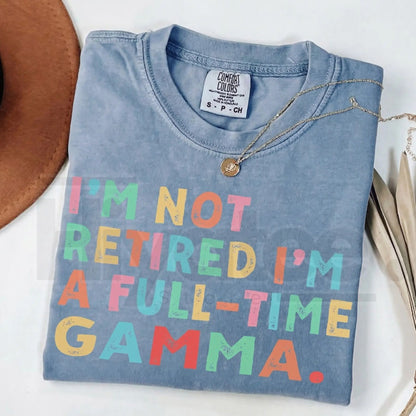 Comfort Colors® Custom Retirement Grandma Shirt – Personalized Mama & Nana Gift
