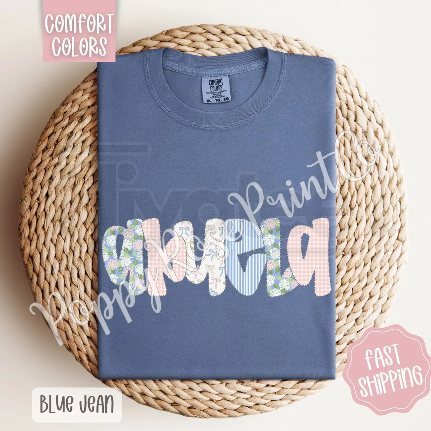 Comfort Colors® Custom Mom & Grandma T-Shirt – Personalized Mother’s Day Gift
