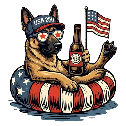 Comfort Colors® Funny 4th of July Dachshund Shirt – Patriotic 250th Anniversary Dog Lover Tee