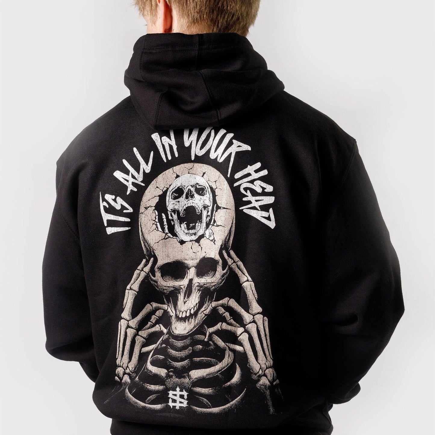 Men's All in Your Head Hoodie - Cotton Fleece Pullover