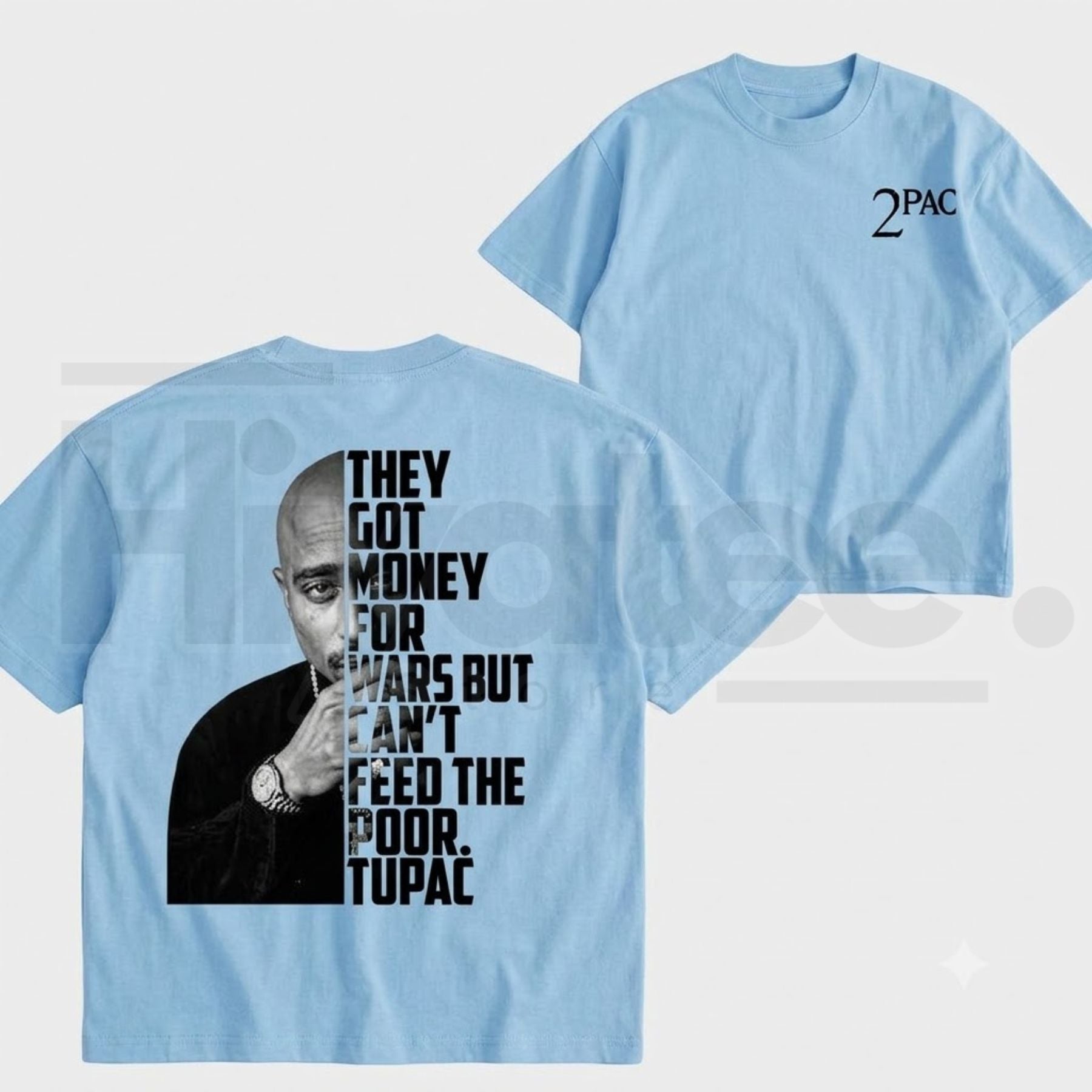 2Pac Rapper Shirt – Vintage Hip Hop Graphic Tee - Hiyatee